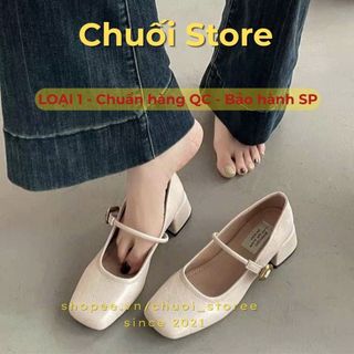 Giày lolita nữ da PU tổng hợp dệt vải đế cao su đáng yêu dễ thương nhẹ nhàng tinh tế