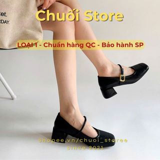 Giày lolita nữ da PU tổng hợp dệt vải đế cao su đáng yêu dễ thương nhẹ nhàng tinh tế
