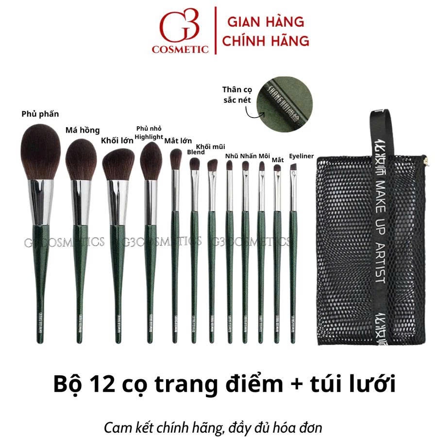 [SVIP] Bộ 12 cọ trang điểm SHANGHUI cọ cá nhân chất liệu lông cao cấp siêu mềm mịn bám phấn | BigBuy360 - bigbuy360.vn