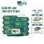 Thùng 10 gói khăn giấy ướt Lamy không cồn cao cấp gói 100 tờ
