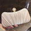 Clutch Ví Nữ Dự Tiệc Phối Lụa Cao Cấp Kèm Dây Trai Sang Trọng MUN STORE CALU26