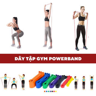 (TX)Dây kháng lực tập gym cao su, giây power band trợ lực kéo xà, tập chân, mông nam nữ gym yoga