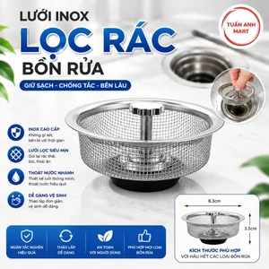 Combo 4 cái Lưới Inox Lọc Rác Bồn Rửa