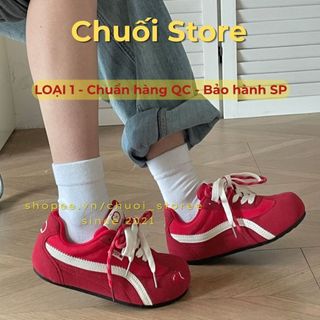 Giày thời trang nữ da PU tổng hợp dệt vải đế cao su dễ phối đồ hiện đại cá tính năng động