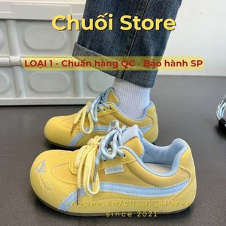 Giày thời trang nữ da PU tổng hợp dệt vải đế cao su dễ phối đồ hiện đại cá tính năng động