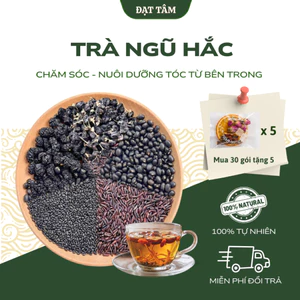 Trà Ngũ Hắc Thảo Mộc - Dưỡng Tóc Chắc Khỏe, Giữ Dáng, Da Dẻ Tươi Tắn | Đạt Tâm