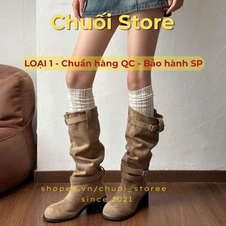 Giày boot nữ da PU tổng hợp dệt vải đế cao su tinh tế nhẹ nhàng thuận tiện dễ đi