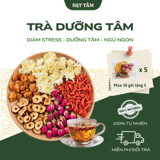 Trà Dưỡng Tâm Ngủ Ngon Thảo Mộc - Giúp Cân Bằng Tinh Thần, Ngủ Sâu Giấc, Giảm Căng Thẳng | Đạt Tâm