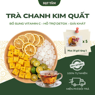 Trà Chanh Dây Kim Quất - Làm Dịu Cổ Họng, Giúp Thanh Mát, Giải Khát | Đạt Tâm