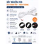 Combo 20 Dây Nguồn USB Có Công Tắc ON/OFF 1.5M Màu Trắng – Cáp USB 5V 1A Điều Khiển Nguồn Cho Đèn LED, Quạt Mini