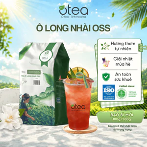 Ô long nhài OSS 100g/500g Otea, trà ô long nhài cao cấp, hương nhài tươi quyện ô long hoa, pha chế trà hoa lạnh