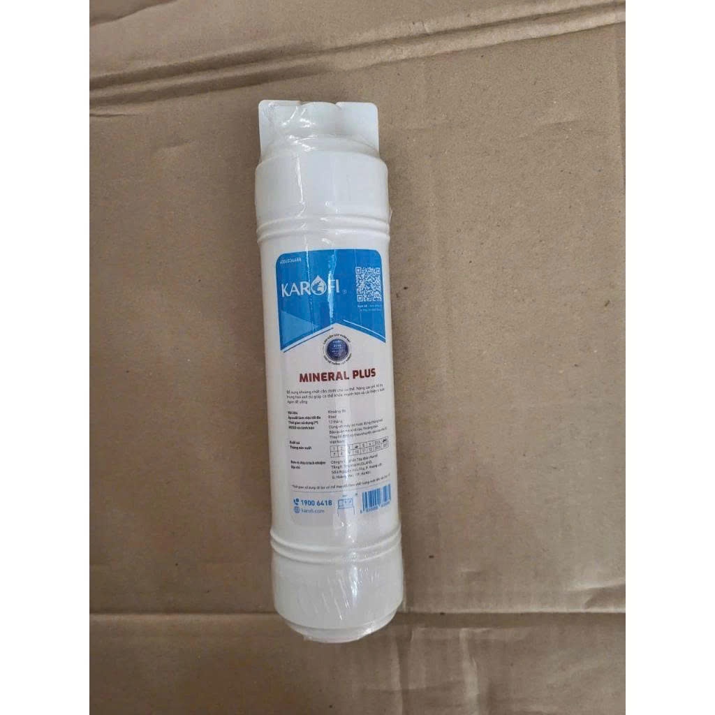 Lõi Chức Năng Mineral Plus Cắm nhanh Karofi Gấp Đôi Khoáng Chất Bổ Sung Khoáng Tự Nhiên Cho Nước Model KAD-D66S