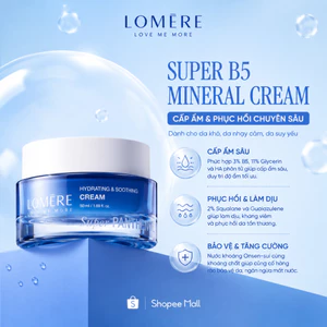 Kem dưỡng khoáng Super B5 cấp ẩm phục hồi Lomere Super Panthenol Thermal Water Cream 50ml