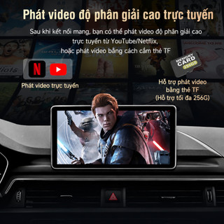 Car video box carplay box android auto box hộp kết nối xe hơi box carplay android box ô tô, hỗ trợ CarPlay Android Auto