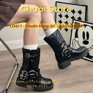 Giày boot nữ da PU tổng hợp dệt vải đế cao su thoải mái dễ mang thuận tiện cá tính