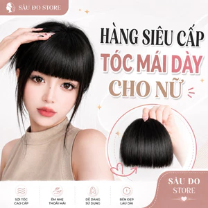 MÁI DÀY TÓC GIẢ KHÔNG MAI 4 MÀU SỈ TOÀN QUỐC