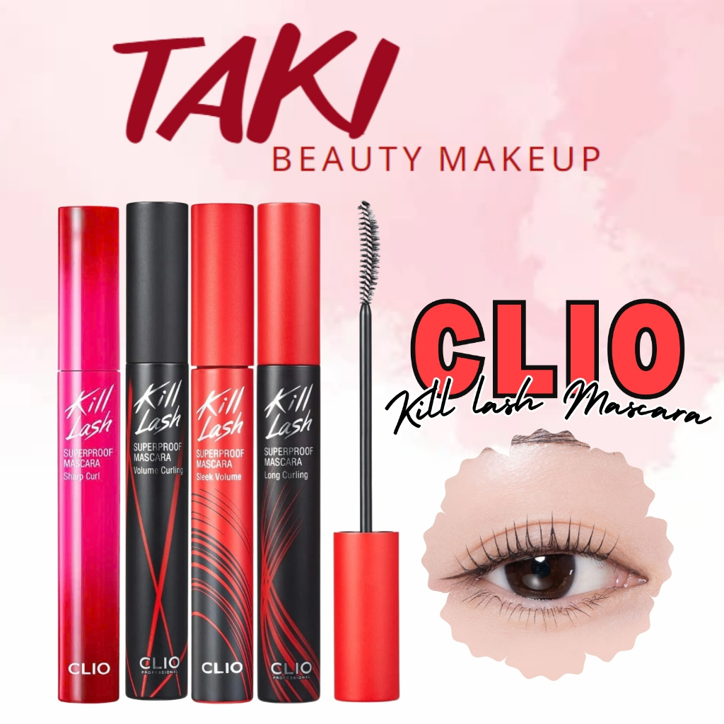 Chuốt Mi CLIO Kill Lash Superproof Mascara 7g Làm Cong Mi Chống Trôi Volume + Long curling