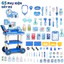 Xe Đẩy Bác Sĩ Cho Bé 65 Chi Tiết Đồ Chơi Nhập Vai Bác Sĩ Xe Đồ Chơi Y Tế Có Bánh Xe Kèm Phụ Kiện