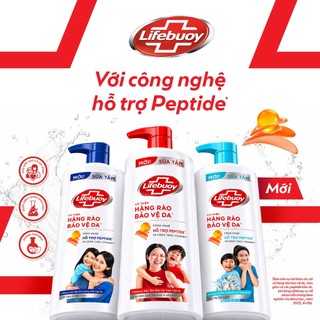 Sữa Tắm Lifebuoy Bảo Vệ Khỏi Vi Khuẩn Gây Bệnh Với Ion Bạc+ Hỗ Trợ Đề Kháng Da Tự Nhiên 1000G