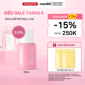 Tinh chất Retinol 0.5% Hỗ Trợ Cải Thiện Nền Da CANDID 0.5% Retinol Treatment 30ml