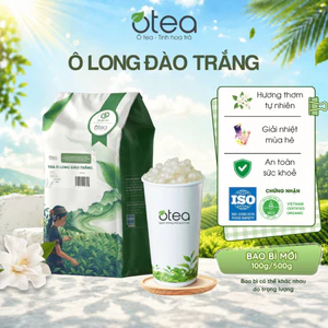 Ô long đào trắng otea 100g/500g trà ô long đào trắng hương hoa phức sữa dùng trong pha chế