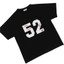 Áo Thun Nam Màu Đen Cotton Form Oversize Họa Tiết Thêu Nổi Phong Cách Hàn Quốc Fifty-Two Tee MODMEN