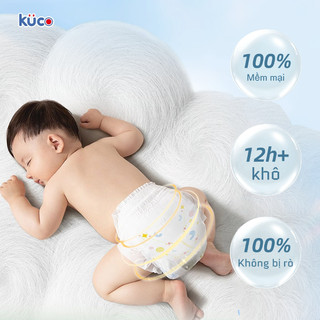 [Quà tặng miễn phí - Băng vệ sinh quần] Tã quần/Tã dán KUCO Khô Thoáng -  Thoáng Khí Mega Jumbo S-XXXL