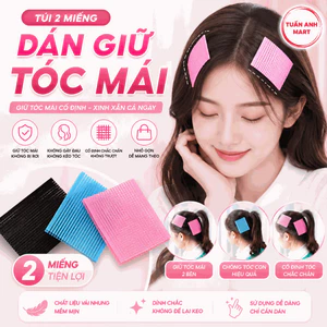 Combo 30 cái Túi 2 miếng dán giữ tóc mái thiết kế phong cách Hàn Quốc đa năng tiện lợi ( 60 miếng )