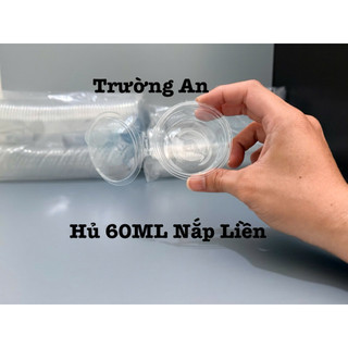 BỊCH HỦ NHỰA (50 CÁI) 60ML NẮP LIỀN-RỜI