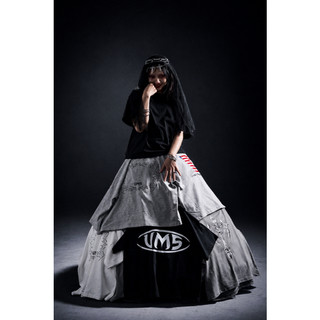 Áo Thun Màu Đen In Hình Cờ Mĩ Đen, Mặt Lưng Logo UMS Chất Liệu Cotton Phong Cách Streetwear Local Brand Việt Nam Cao Cấp