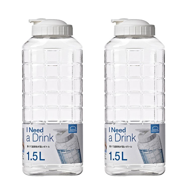 [SVIP] Bình đụng nước Lock&Lock Chess Water Bottle HAP810 HAP811WHT (1L) HAP812 (1.5L) - K-MALL