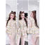 Đùi cổ tròn tay tiên sát nách phom baby doll xinh, lụa latin mềm nhẹ mát