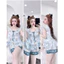 Đùi cổ tròn tay tiên sát nách phom baby doll xinh, lụa latin mềm nhẹ mát