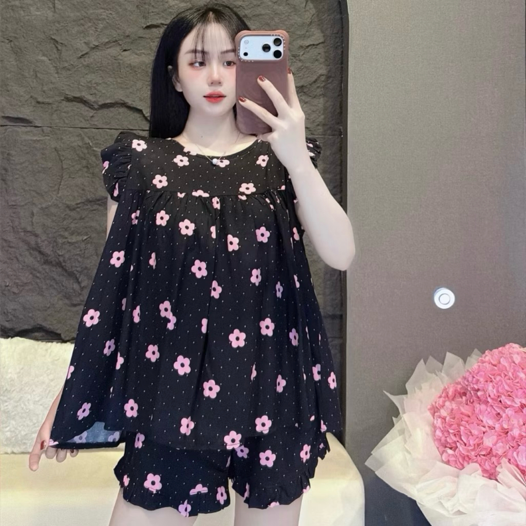Set Bộ Tole Cánh Tiên Đùi Bèo , Set Bộ Tole Mặc Nhà Nhẹ Mát - BN CLOTHING