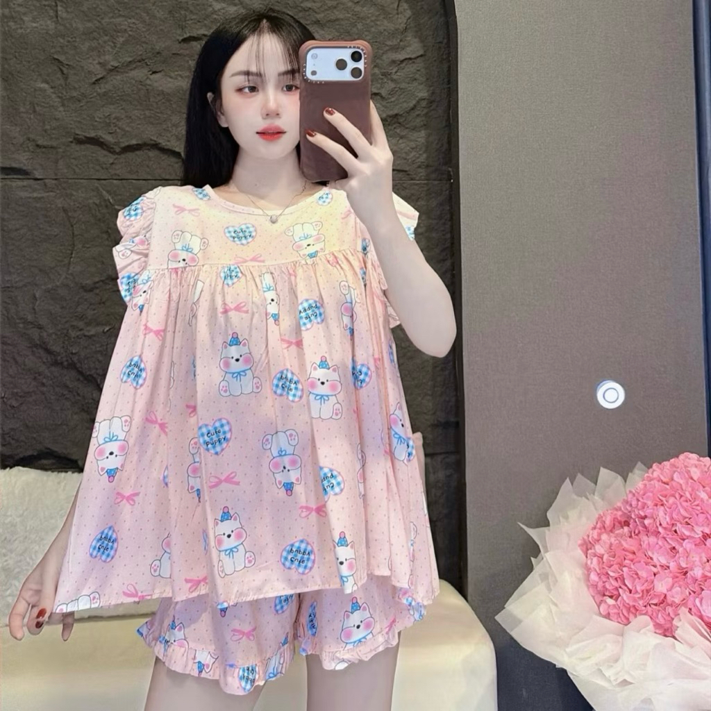 Set Bộ Tole Cánh Tiên Đùi Bèo , Set Bộ Tole Mặc Nhà Nhẹ Mát - BN CLOTHING