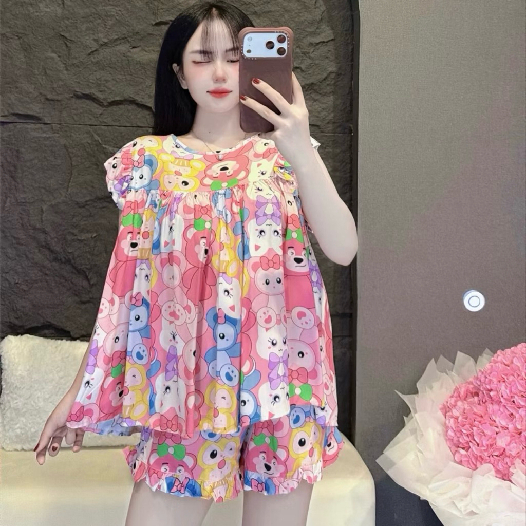 Set Bộ Tole Cánh Tiên Đùi Bèo , Set Bộ Tole Mặc Nhà Nhẹ Mát - BN CLOTHING
