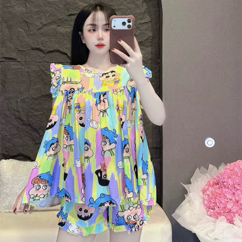 Set Bộ Tole Cánh Tiên Đùi Bèo , Set Bộ Tole Mặc Nhà Nhẹ Mát - BN CLOTHING