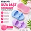 Combo 10 cái Bàn chải rửa mặt silicon, bàn chải tẩy tế bào da chết, làm sạch lỗ chân lông, nhỏ gọn, tiện lợi