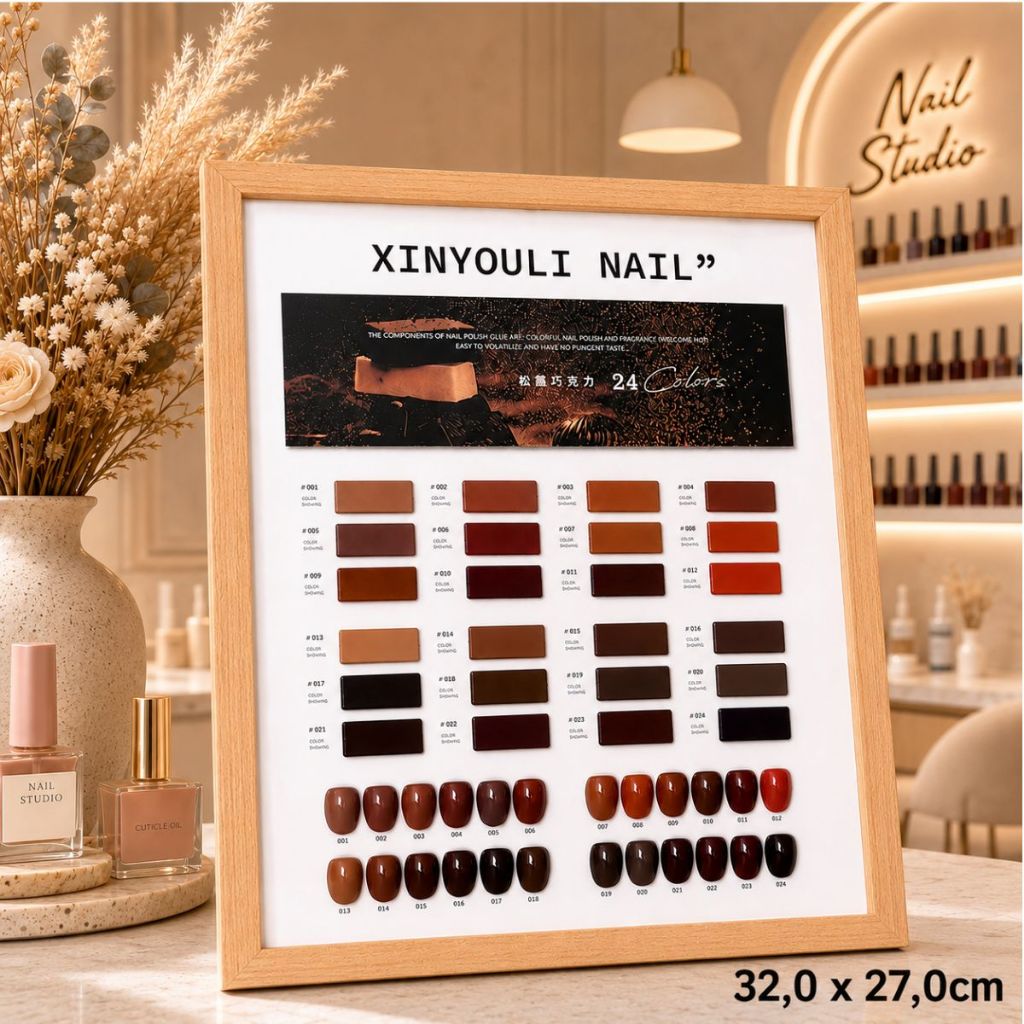 [XẢ HẾT]  6/9/12/24/35/60 Bảng trưng bày mẫu móng - Bảng trưng mẫu decor phòng tiệm nail