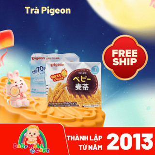 TRÀ LÚA MẠCH PIGEON NHẬT BẢN NGUYÊN CHẤT | LỐC 3 HỘP 125ML BABYMALL & CARE