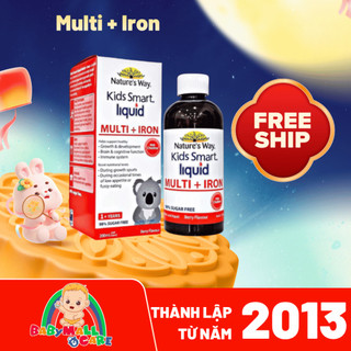 Nature's Way Kids Smart Liquid Multi + Iron Tăng Đề Kháng Cho Bé Babymall & Care