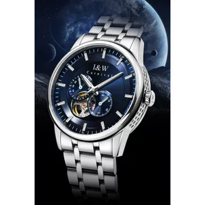 Đồng Hồ Nam Chính Hãng I&W Carnival 706G-T2 Full Box Chống Nước Kính Sapphire (Máy Cơ Tự Động )