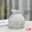 Bình Hoa Gốm Sứ Dáng Củ Hành Nhỏ Xinh - Lọ Hoa Decor Để Bàn Trang Trí Tủ Kệ Phòng Khách Đẹp