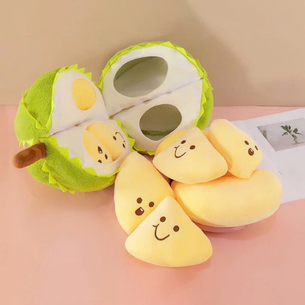 Gấu Bông Sầu Riêng Tách Múi Nhồi Bông - Đồ Chơi Tháo Rời Lắp Ghép, Quà Tặng Siêu Hot Cho Bé