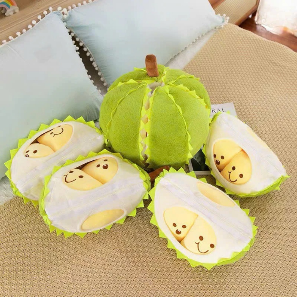Gấu Bông Sầu Riêng Tách Múi Nhồi Bông - Đồ Chơi Tháo Rời Lắp Ghép, Quà Tặng Siêu Hot Cho Bé