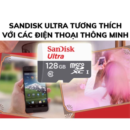 SanDisk SDSQUNR-064 GB-GN3MN 64GB Ultra Micro SD | Thẻ SanDisk Microsd