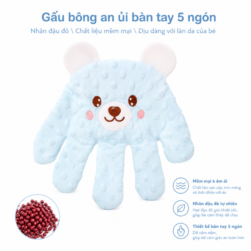 Bàn tay ru ngủ và làm dịu cơn đầy hơi cho bé – vật dụng không thể thiếu cho các bà mẹ mới sinh! Chức năng vỗ nhẹ tự động