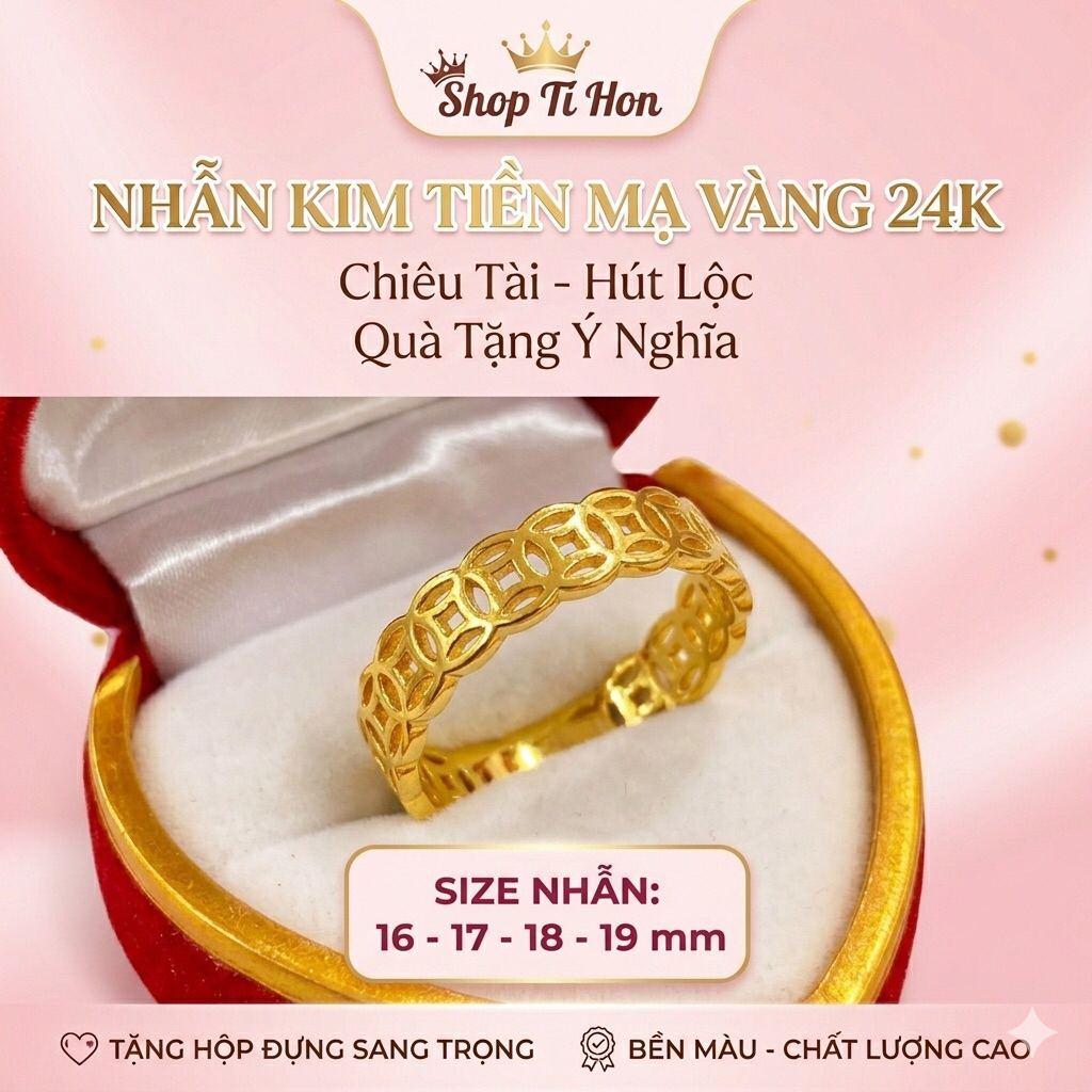 Gold-Plated Feng Shui Ring by Ti Hon Jewelry International