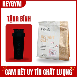 Yến Mạch Uống Liền - Ostrovit Instant Oat Flakes 45 Servings (2270 gram) - KEYGYM