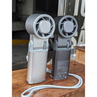 Quạt Mini Làm Mát Nhanh JF181 – Vỏ Nhôm Sang, Pin 6000mAh, Có Sò Lạnh
